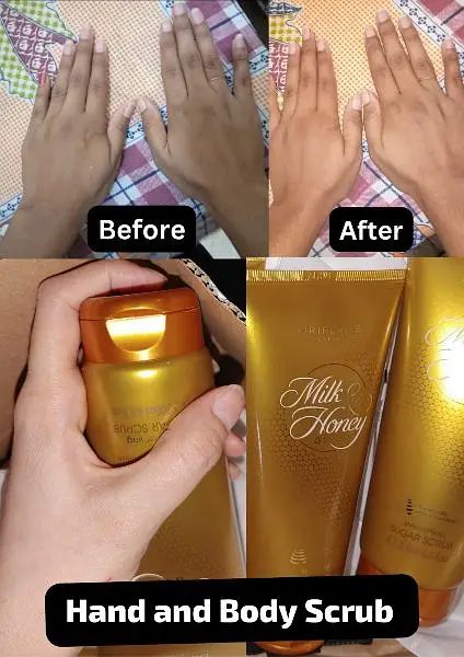 Oriflame Milk and Honey Gold Smoothing Sugar Scrub (200 ML) - Original