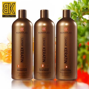 Keratin hair smoothing and straight treatment-BK CAVIAR 1000ML