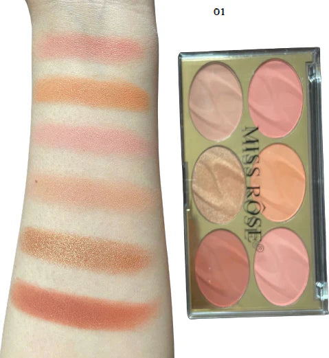 Miss Rose 6 color blush (new)