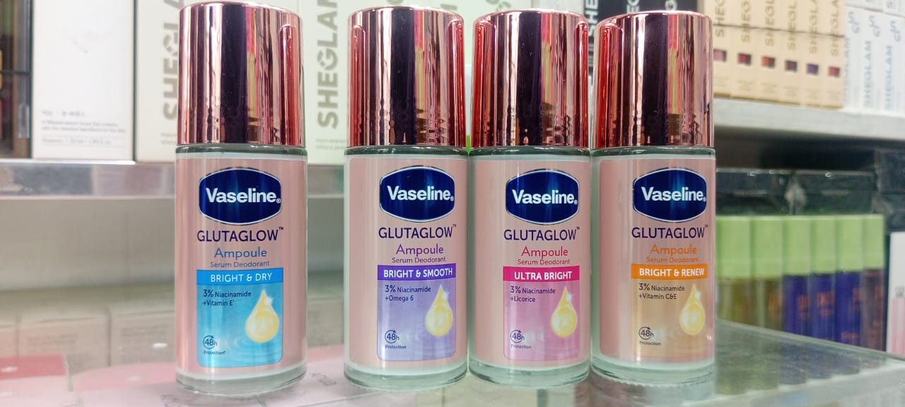 Vaseline GlutaGlow Ampoule serum Deodorant