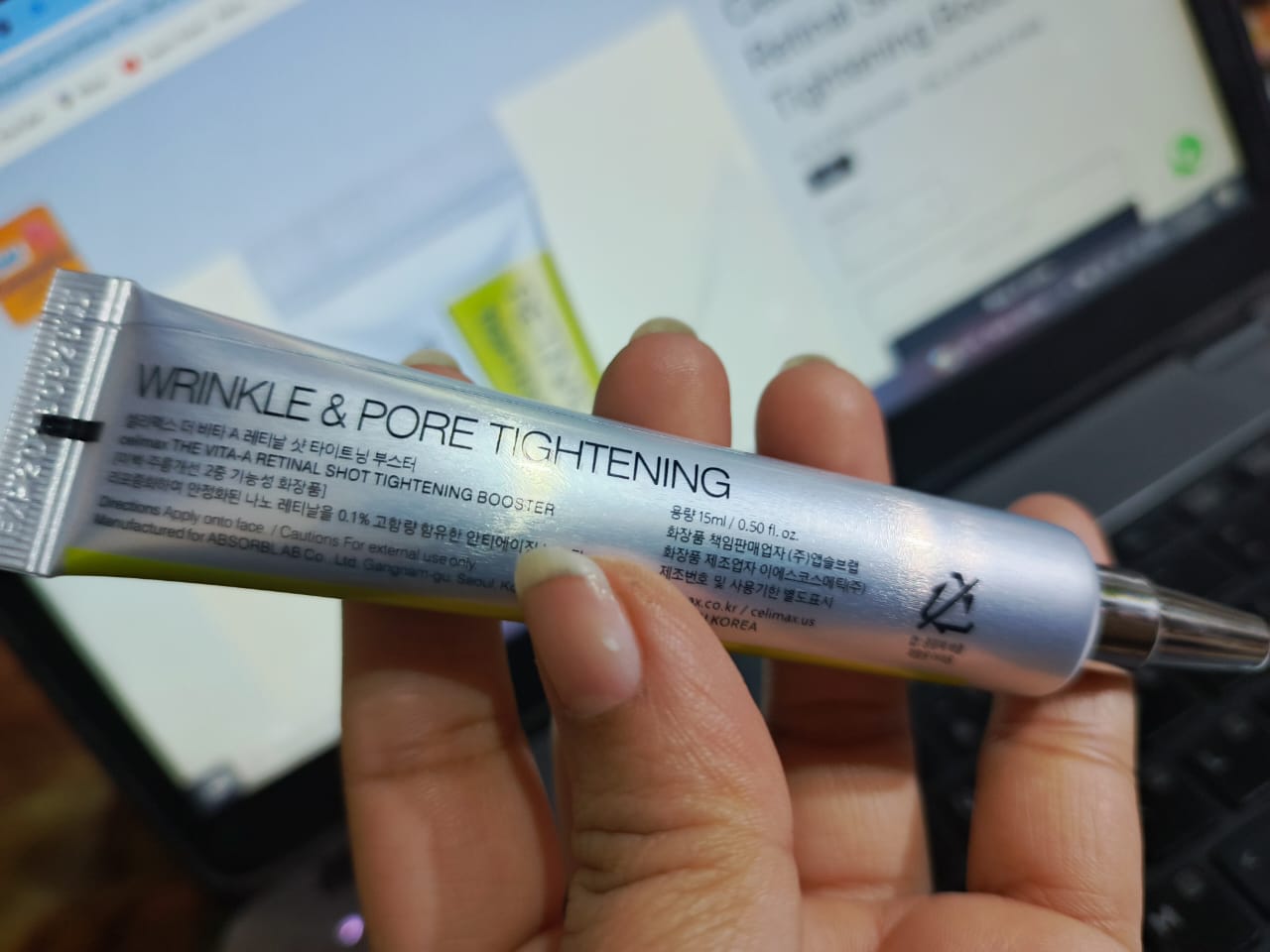 celimax The Vita Retinal Booster + Pore Dark Spot Cream