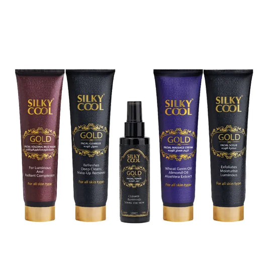 Silky Cool Gold Facial Kit /100ml