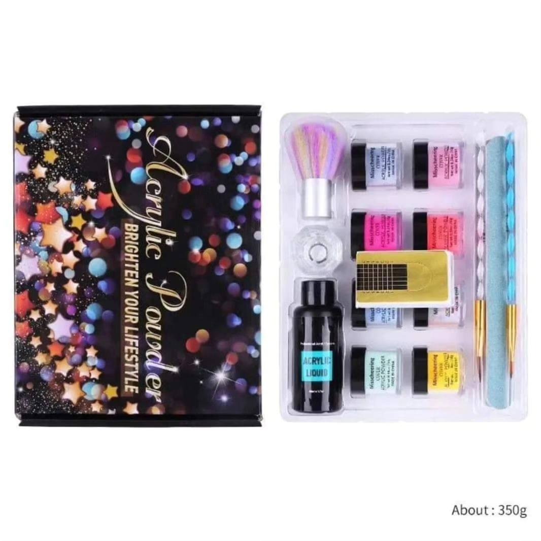 ACRYLIC NAIL POWDER KIT 350gm