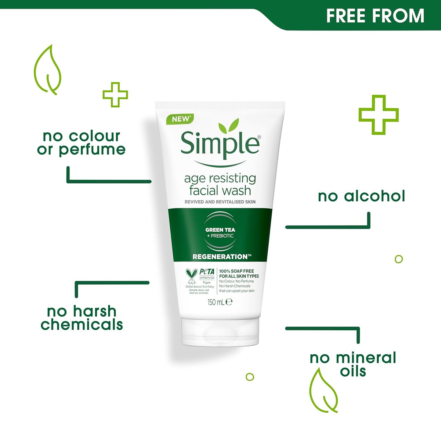 Simple Facial Wash Range for Sensitive Skin