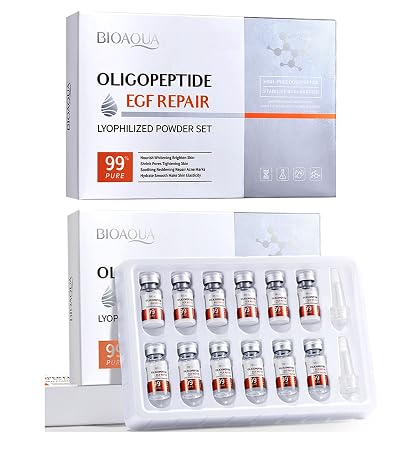 BIOAQUA OLIGOPEPTIDE EGF REPAIR Lyophilized Anti-Wrinkle Powder Set