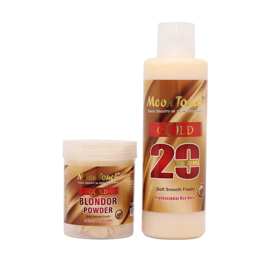 Gold Skin Polish Large (Volume 1litre + Blondor 500g) by Moon Touch