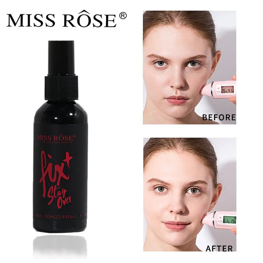 MISS ROSE Makeup Fixer Fast Forming Waterproof & Moisturizing Spray 80ML