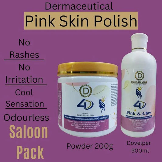 Dermaceutical Pink Skin Polish (Powder 200g, Developer 500ml)