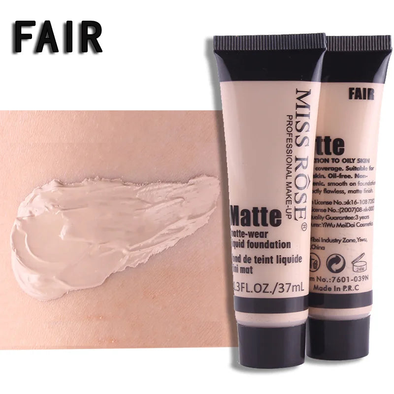 MISS ROSE Full Coverage Matte Foundation 37ml