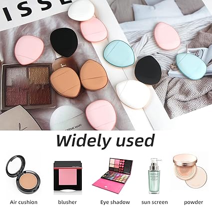 Finger Puff 12 Pcs Mini Makeup Puff Set