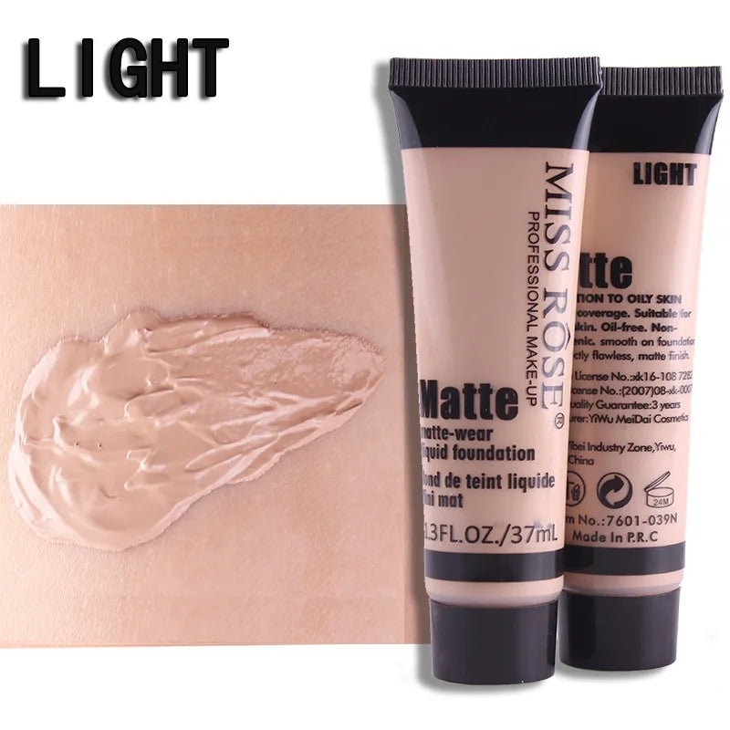 MISS ROSE Full Coverage Matte Foundation 37ml