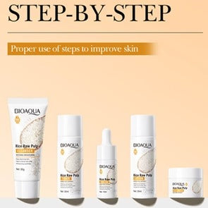 BIOAQUA 5 in One Rice Raw Pulp Skin Care Products Set