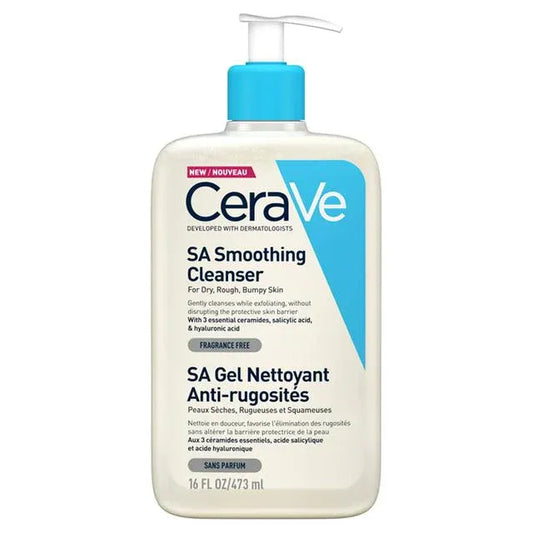 Cerave Sa Smoothing Cleanser For Dry Rough Bumpy Skin 236Ml