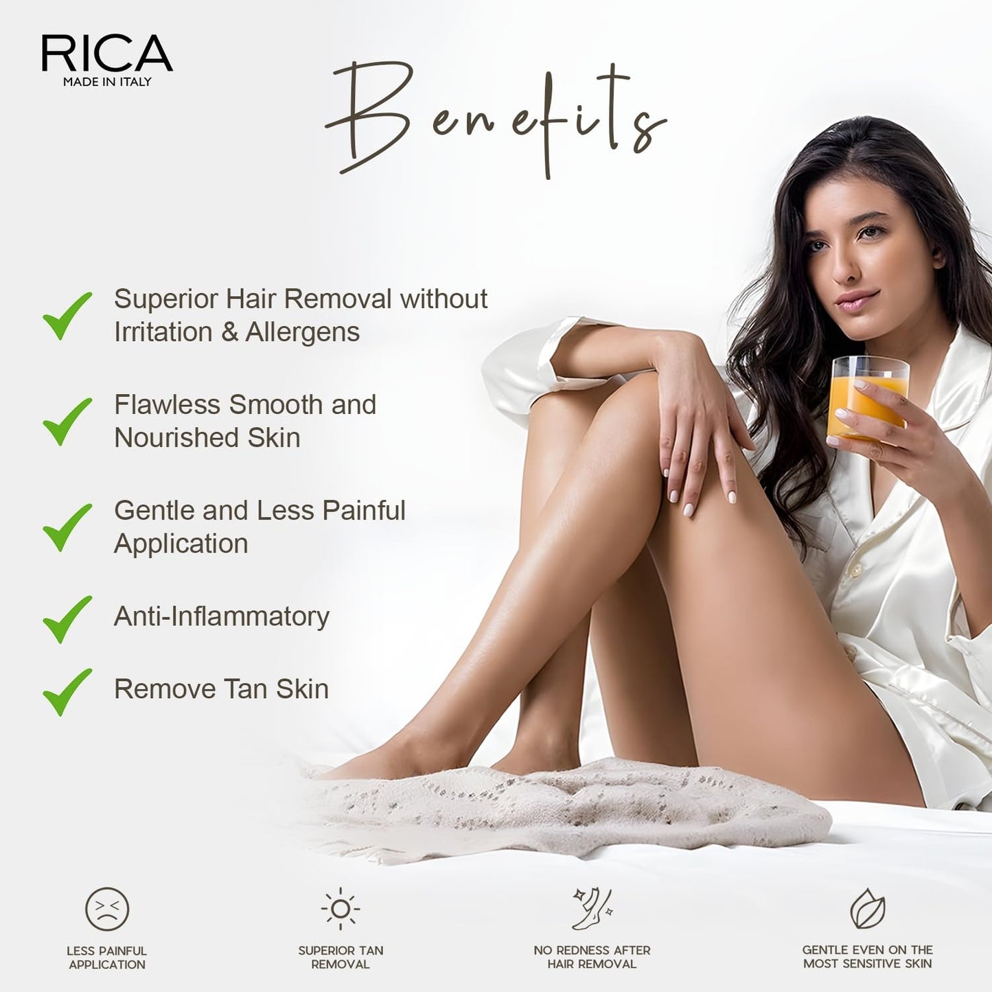 Rica Brazilian Wax, 400ml and 800ml