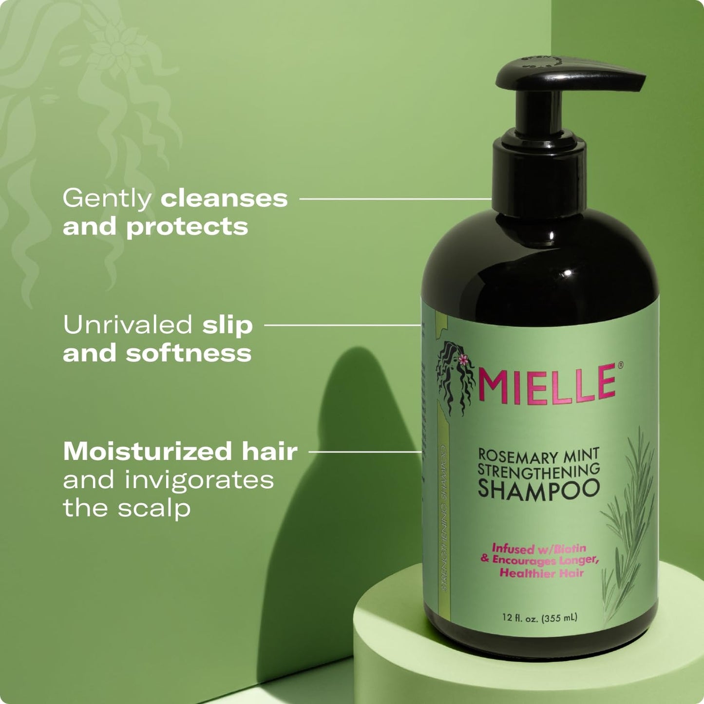 Mielle Rosemary Mint Strengthening Sulphate Free Shampoo ✨