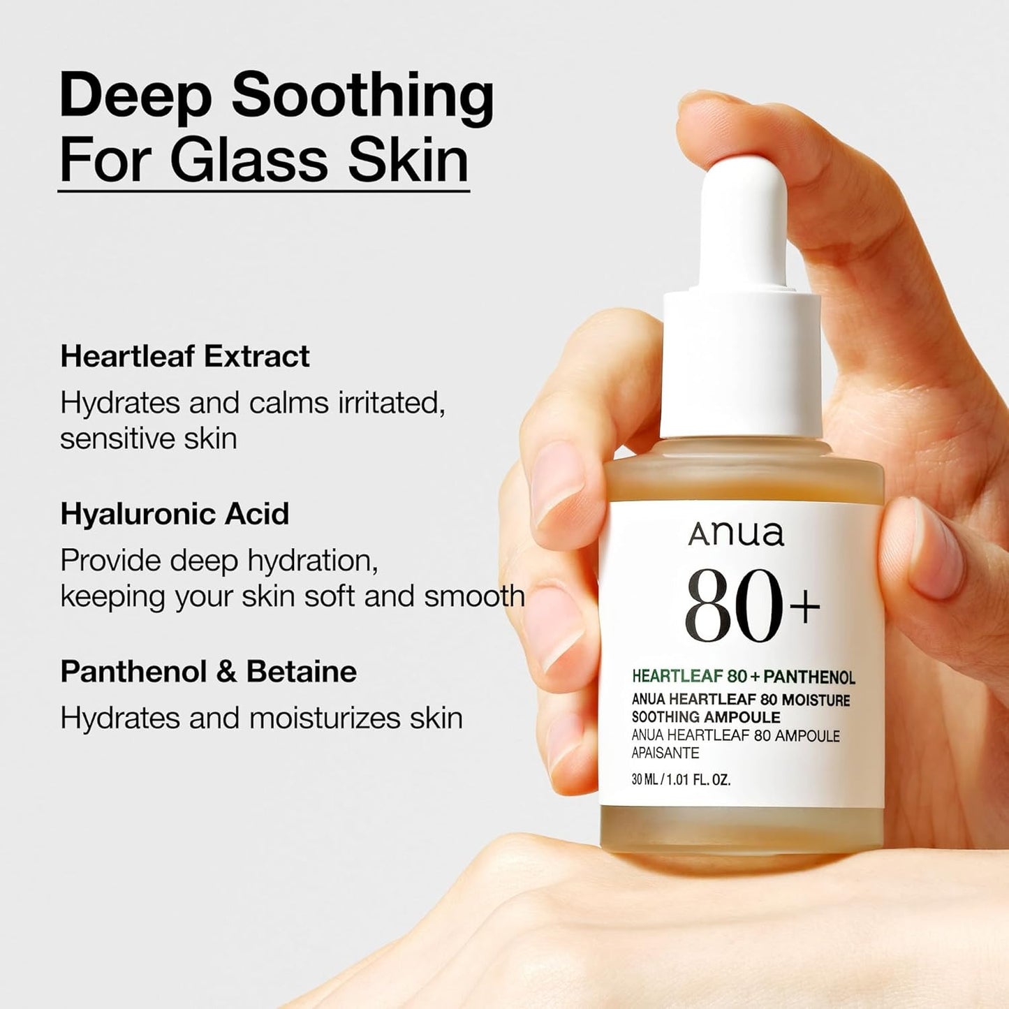 Anua Heartleaf 80% Moisture Soothing Ampoule/30ml