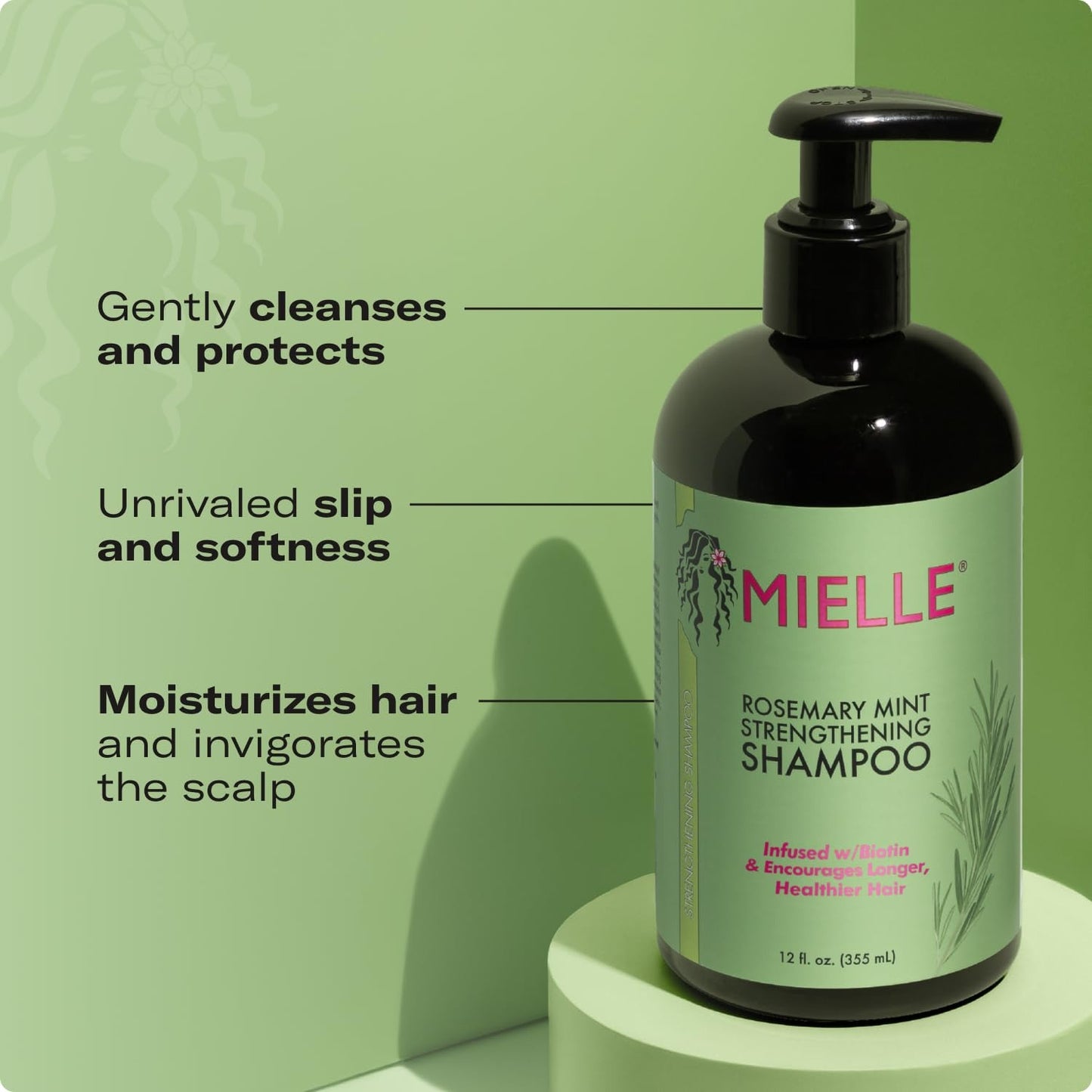 Mielle Rosemary Mint Strengthening Sulphate Free Shampoo ✨