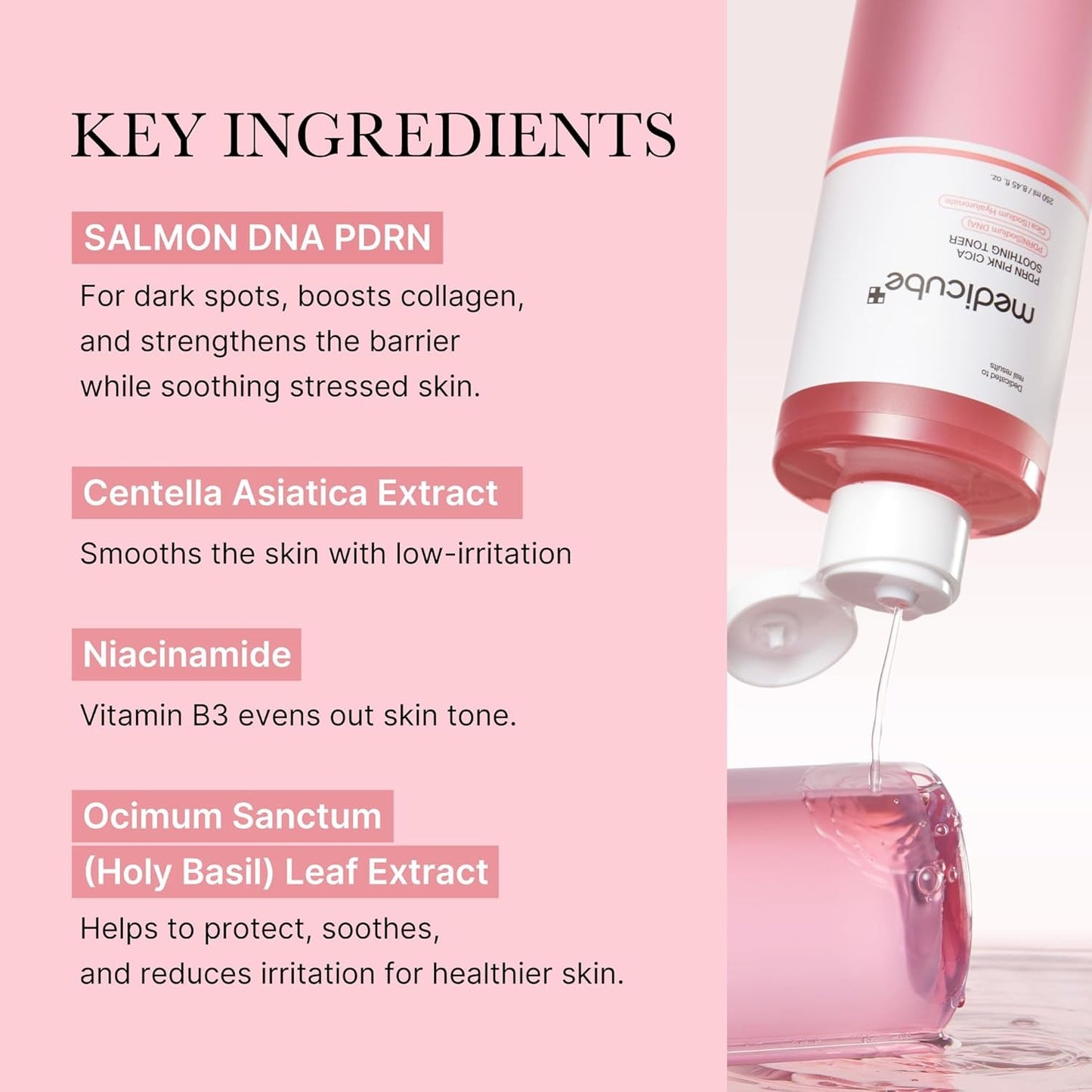 Medicube PDRN Pink CICA Soothing Toner