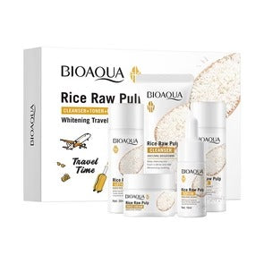 BIOAQUA 5 in One Rice Raw Pulp Skin Care Products Set