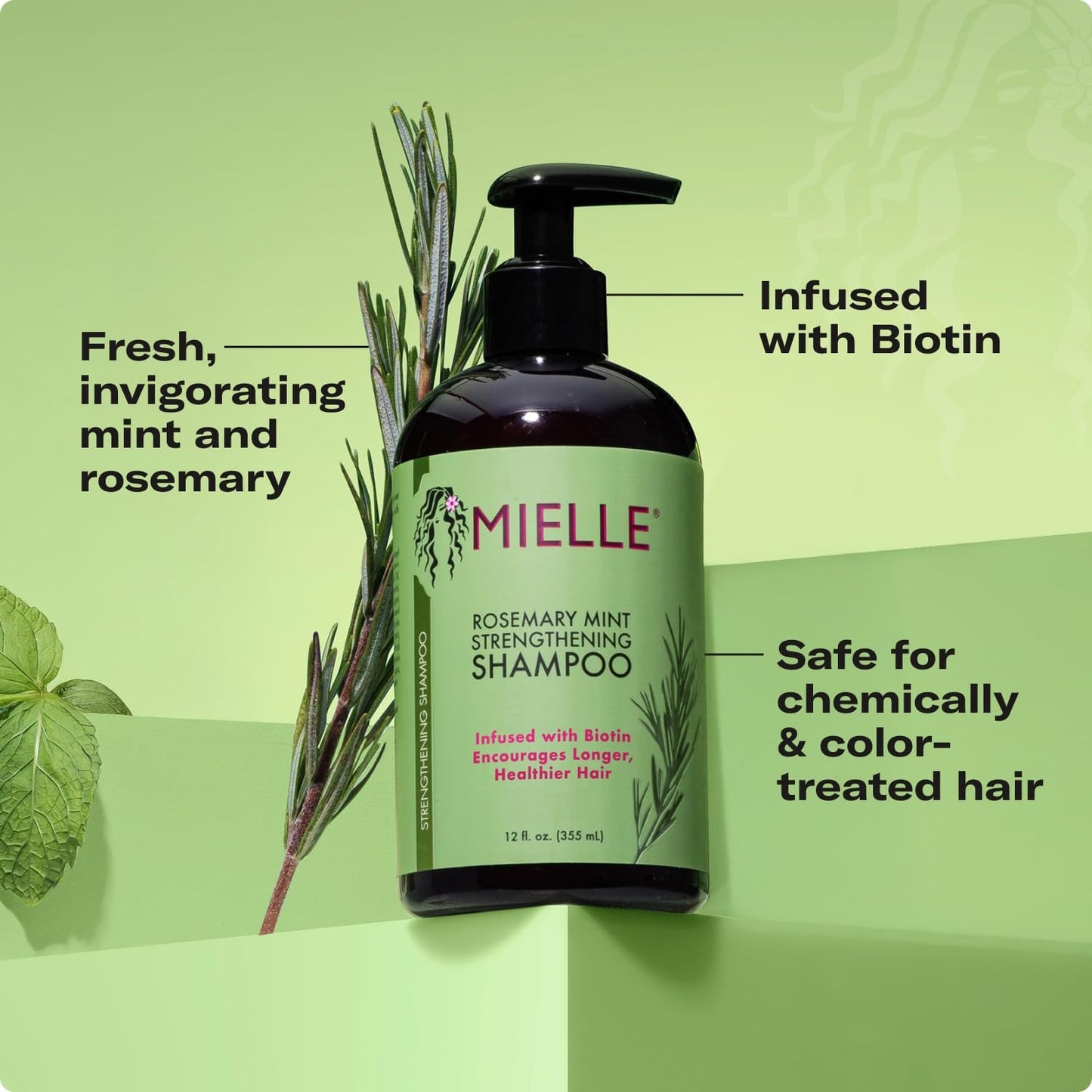 Mielle Rosemary Mint Strengthening Sulphate Free Shampoo ✨