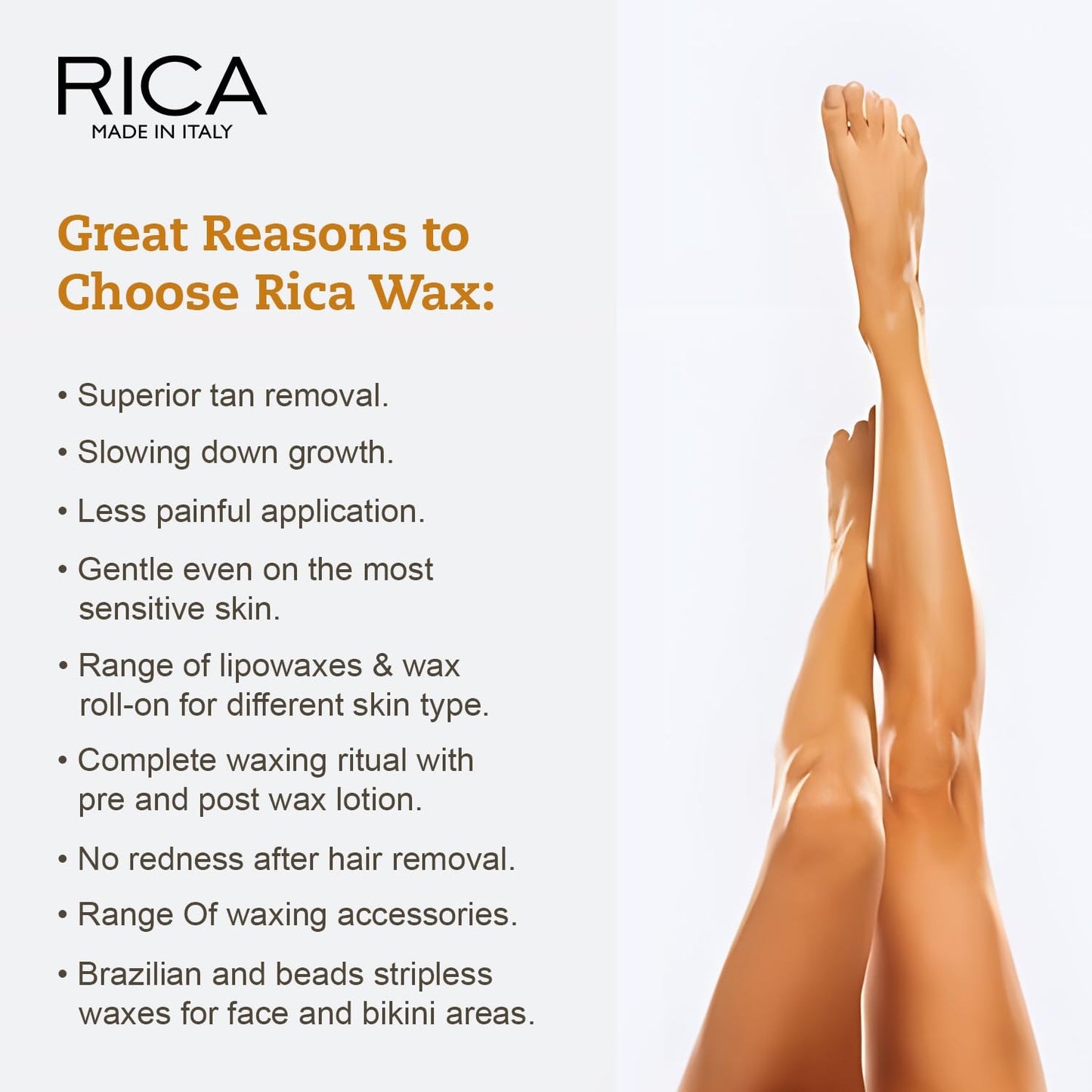 Rica Brazilian Wax, 400ml and 800ml