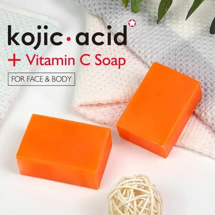 Guanjing Kojic Acid Whitening Orange Soap