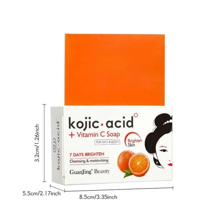Guanjing Kojic Acid Whitening Orange Soap