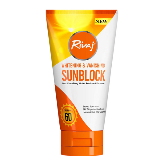 Rivaj Whitening & Vanishing SPF60 Sunblock 100ml – All Skin Type