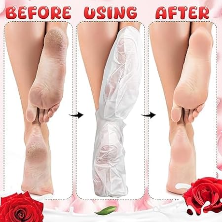 SADOER Damask Rose Exfoliating Foot Mask