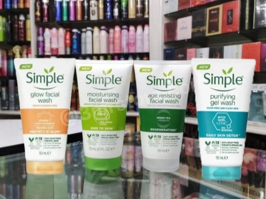Simple Facial Wash Range for Sensitive Skin